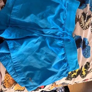 Blue Nike shorts